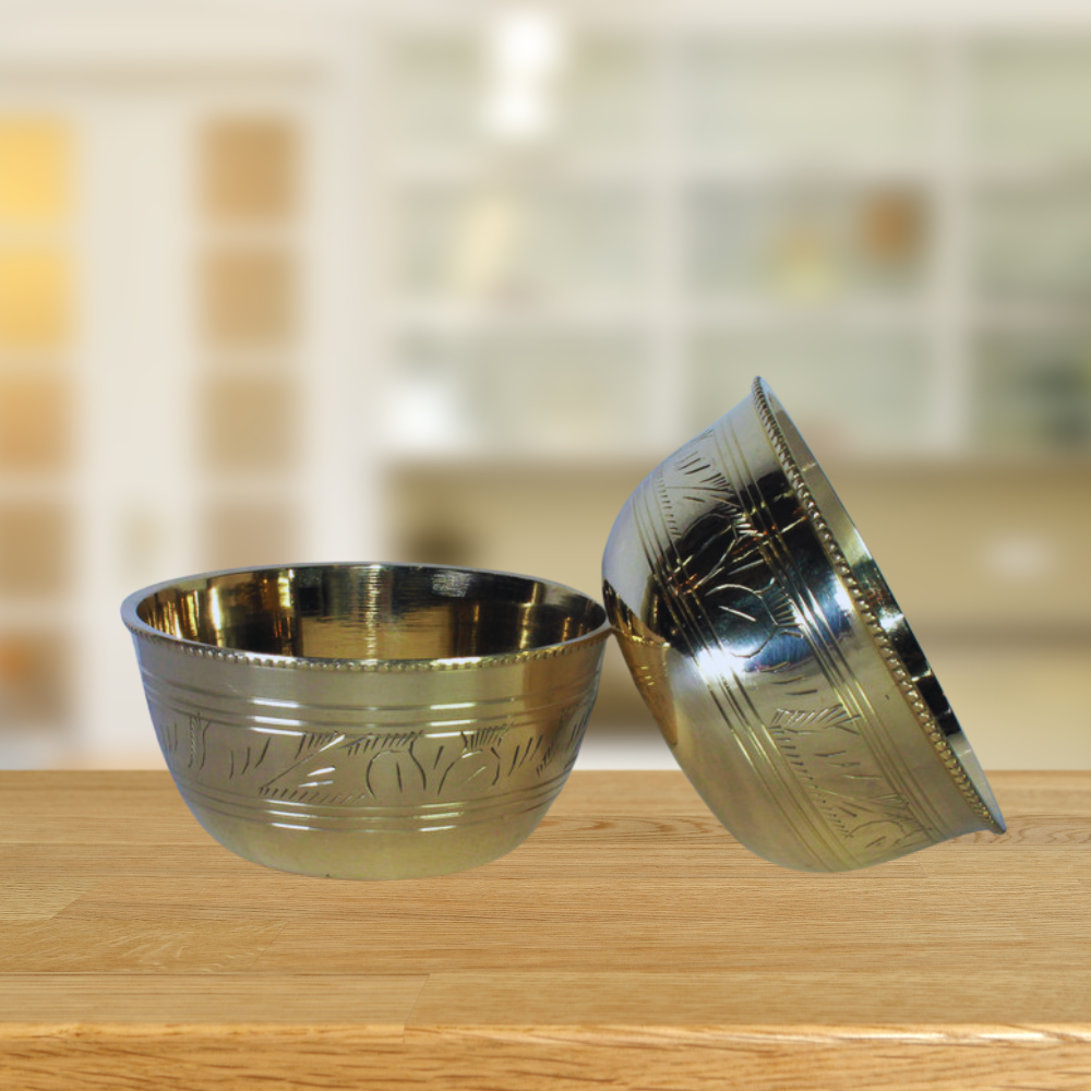 Brass Bowl Katori Set of 2