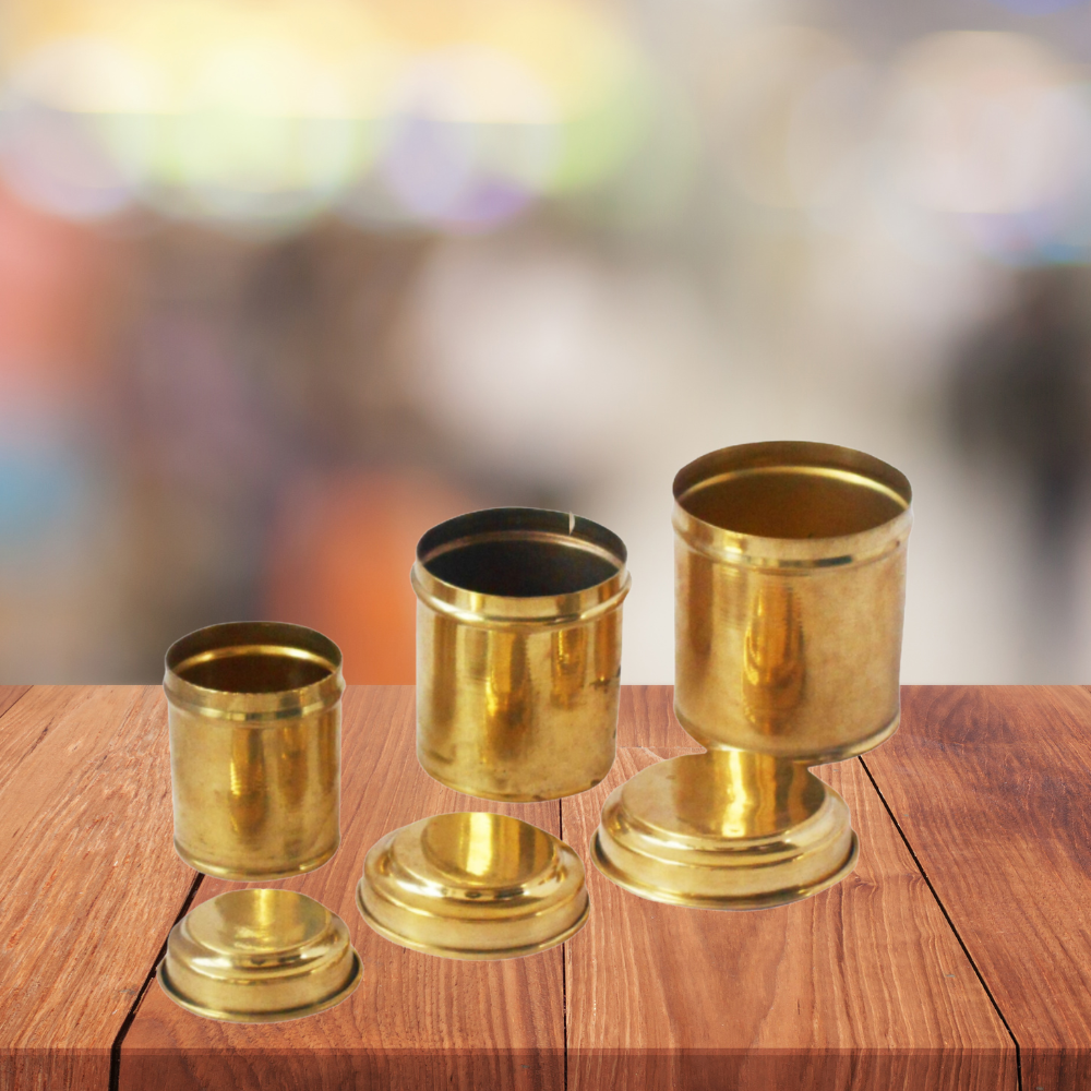 Brass Box Miniature Toy 3 Pcs Set