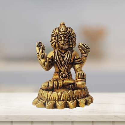 Brass Brahma Ji Statue