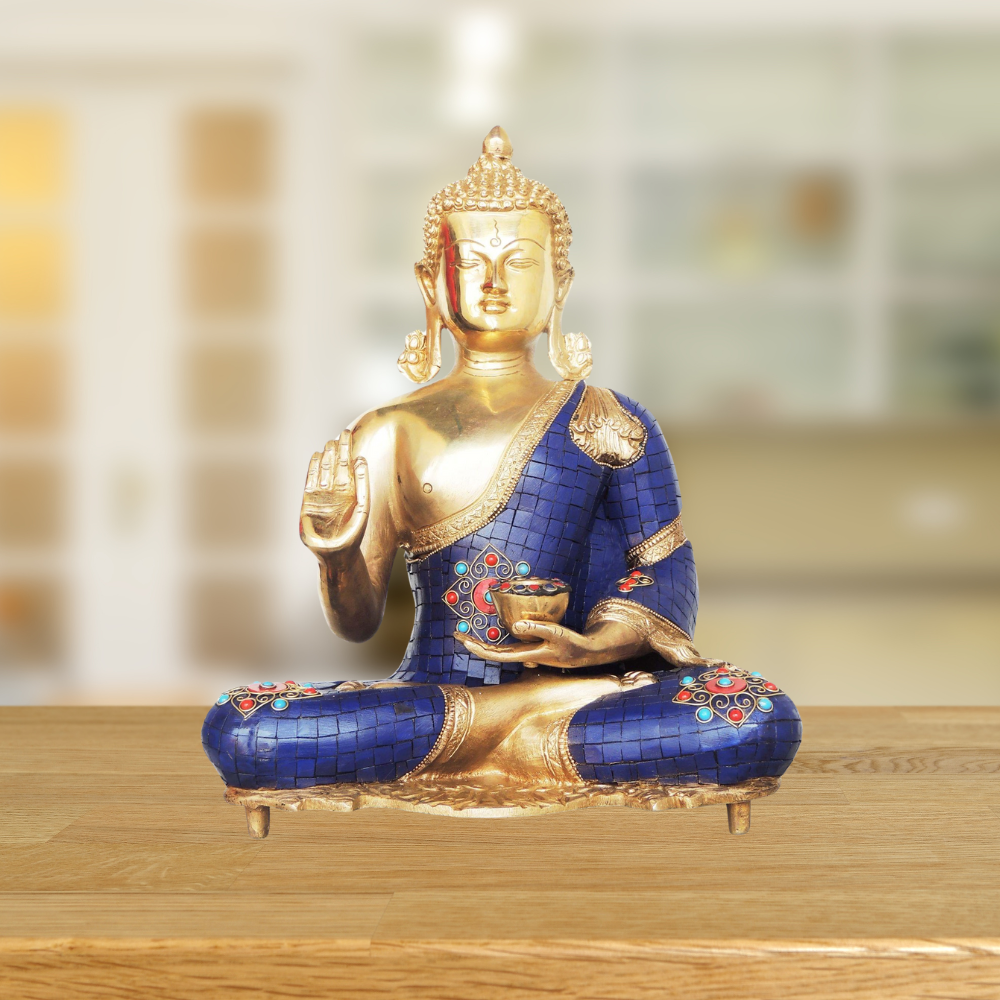 Brass Buddha With Lota