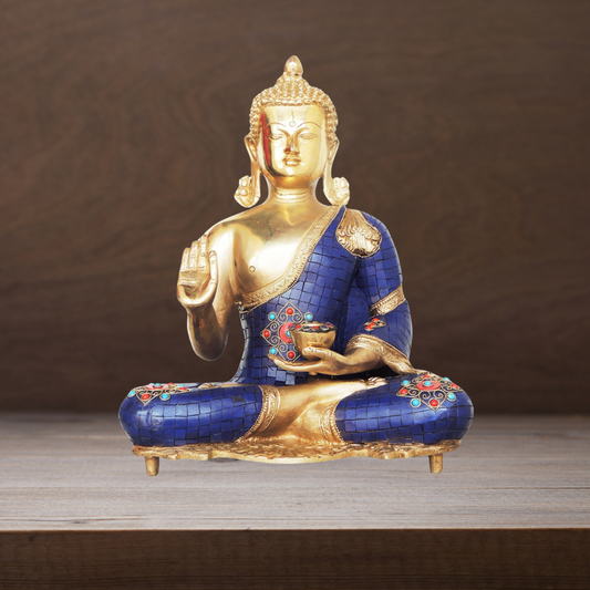 Brass Buddha With Lota