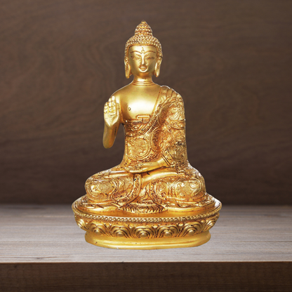 Brass Budha Statue With Super Fine Finish