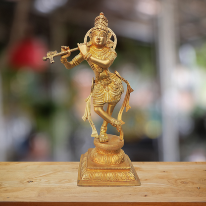 Brass Dancing Krishna Sf