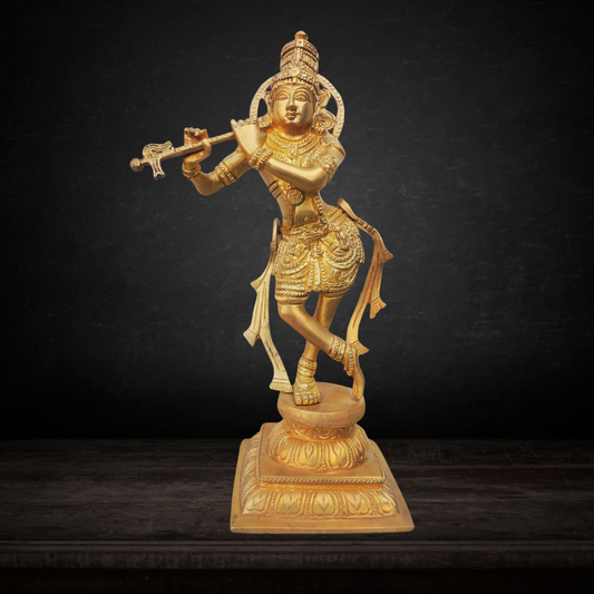 Brass Dancing Krishna Sf