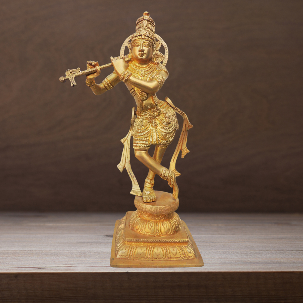 Brass Dancing Krishna Sf