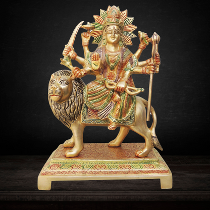 Brass Durga Ji Goddess Idol Statue