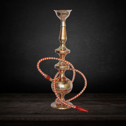 Brass Hookah Hukka Fancy In Brass