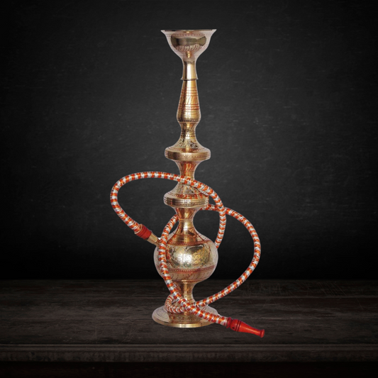 Brass Hookah Hukka Fancy In Brass