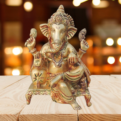 Brass Ganesh Ji God Idol Statue Kg