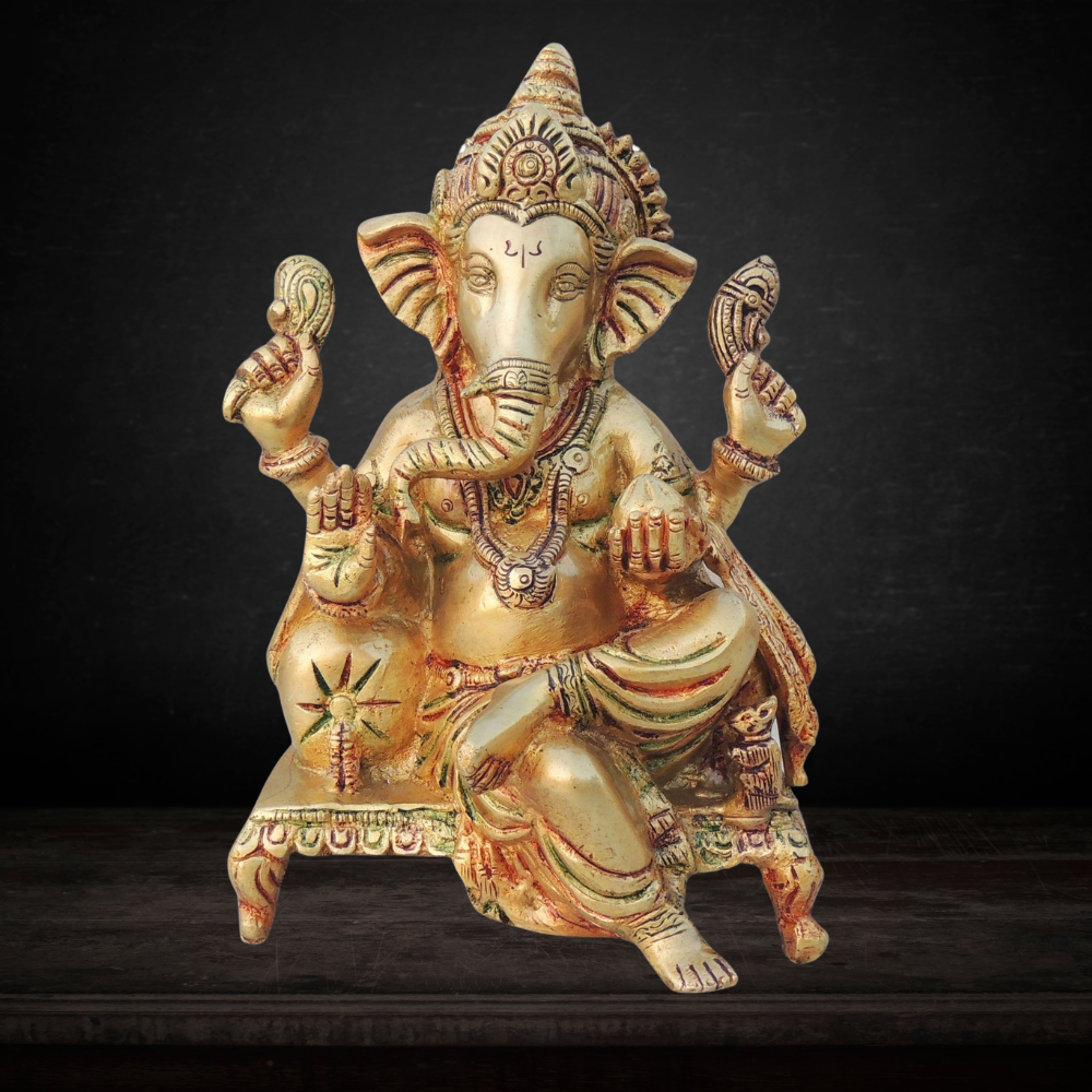 Brass Ganesh Ji God Idol Statue Kg