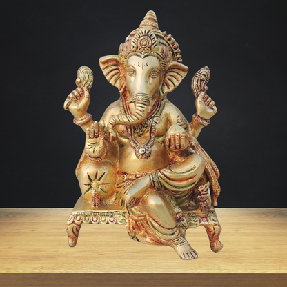 Brass Ganesh Ji God Idol Statue Kg