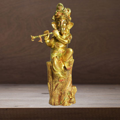 Brass Ganesh Ji God Idol Statue