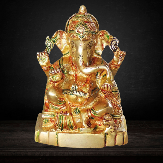 Brass Ganesh Colour