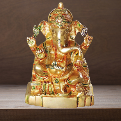 Brass Ganesh Colour