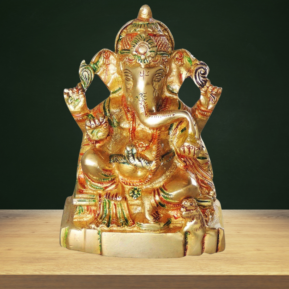 Brass Ganesh Colour