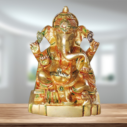 Brass Ganesh Colour