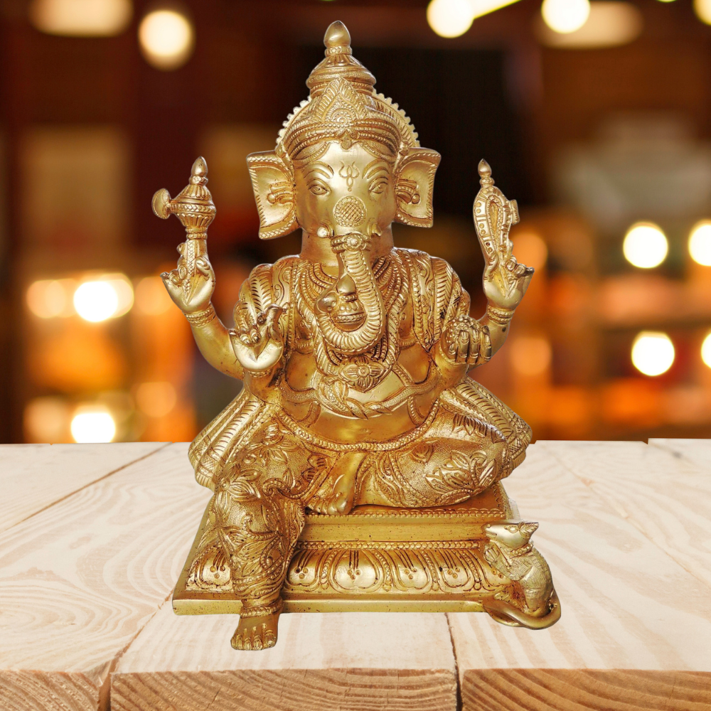 Brass Ganesh Ji Big Statue