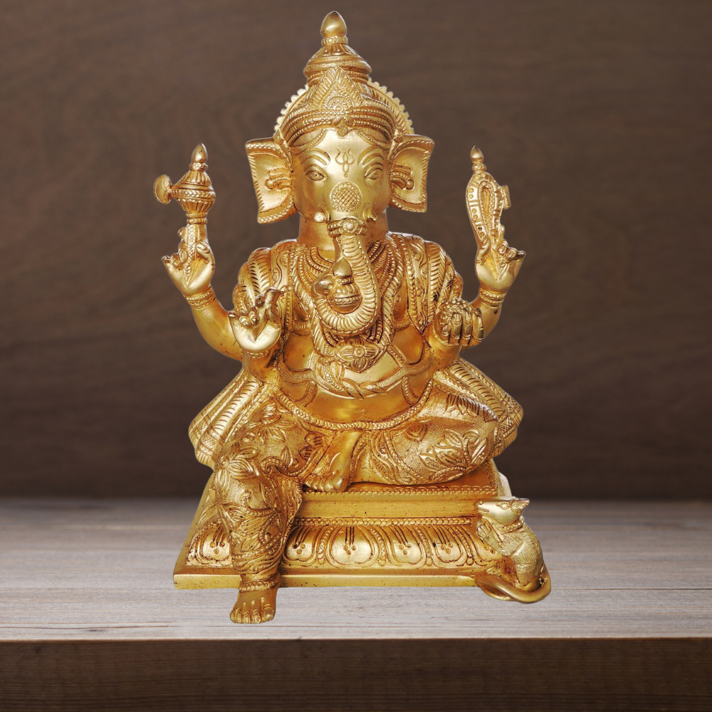 Brass Ganesh Ji Big Statue