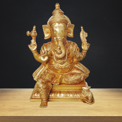 Brass Ganesh Ji Big Statue