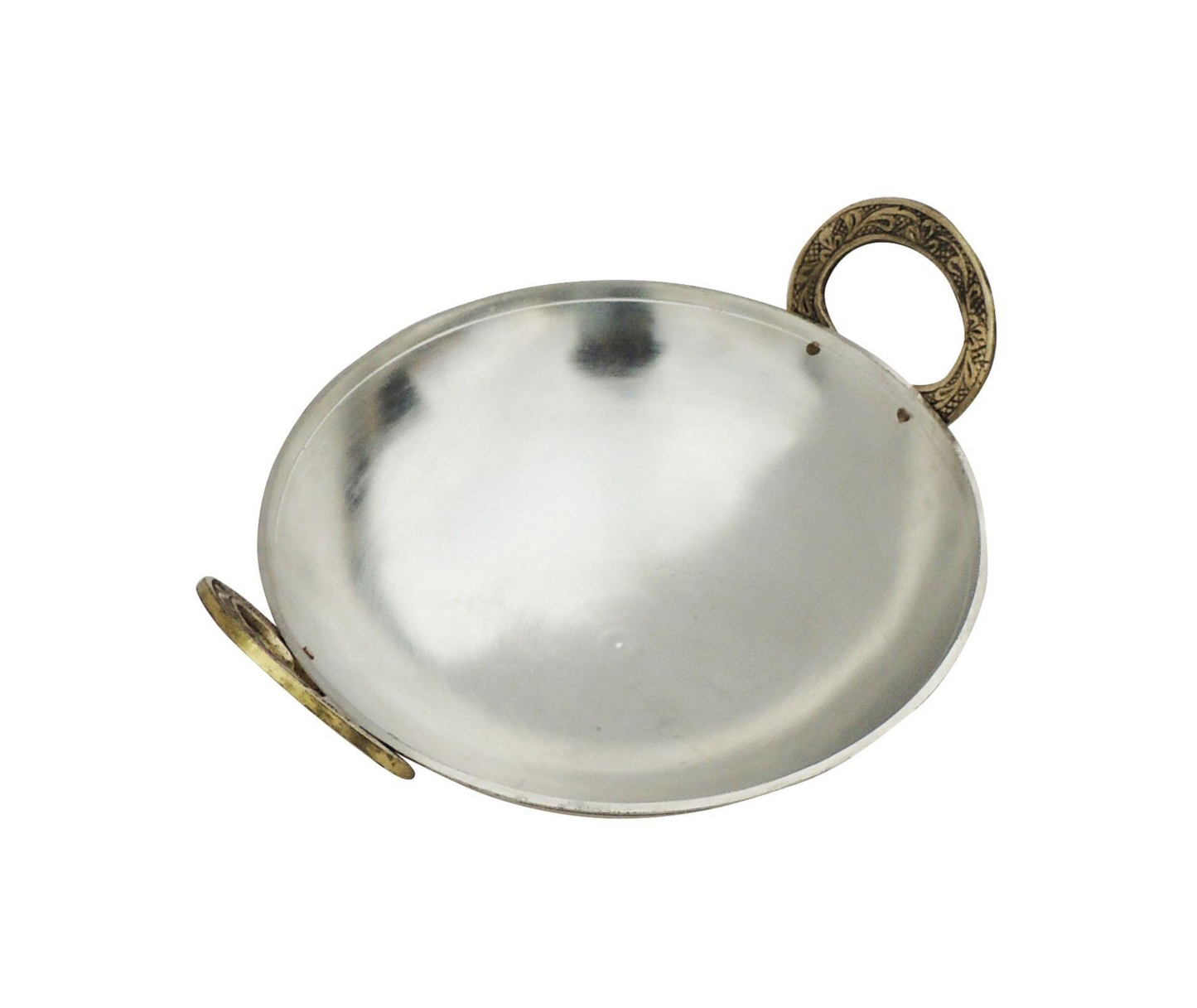 Brass Kadai With Kalai Work