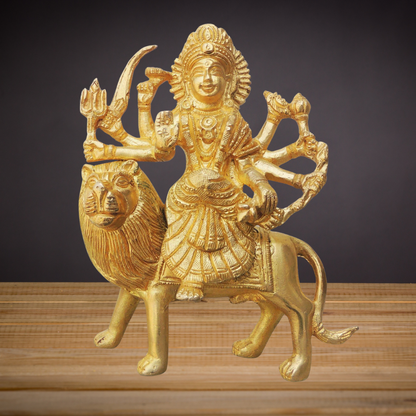 Brass Durga Ji Goddess Statue