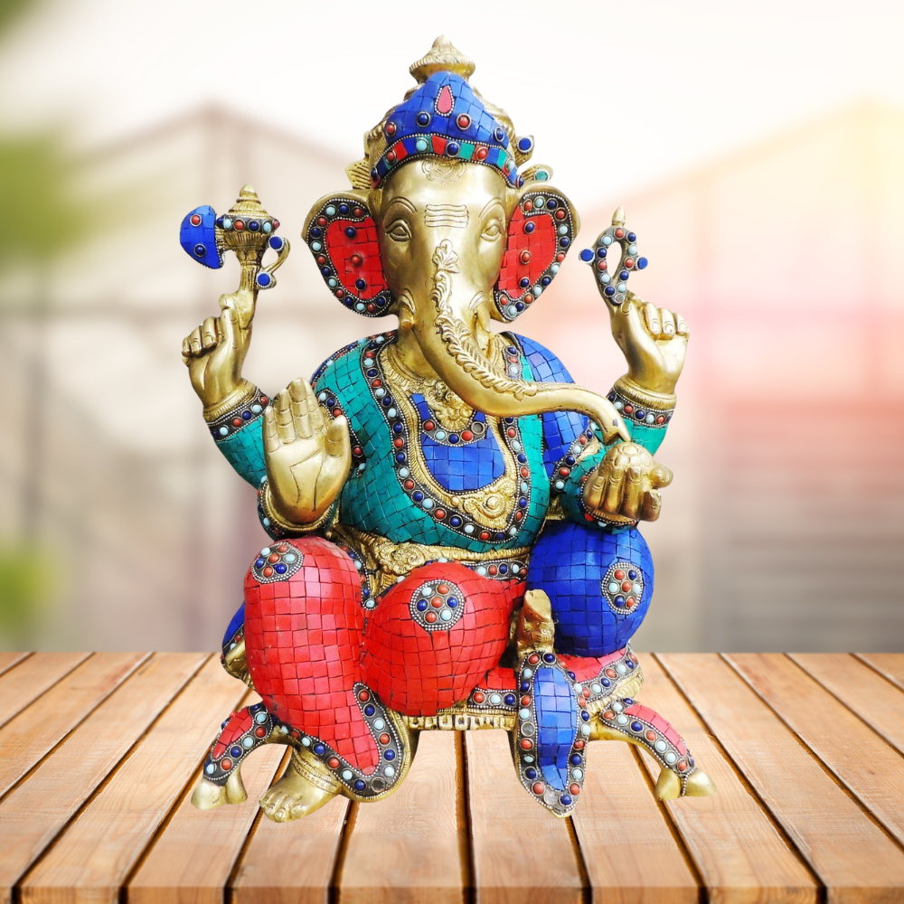 Brass Ganesh Ji Statue