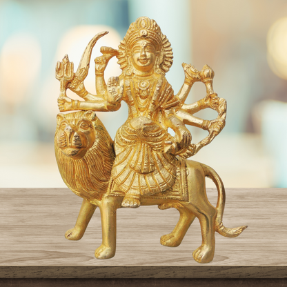 Brass Durga Ji Goddess Statue