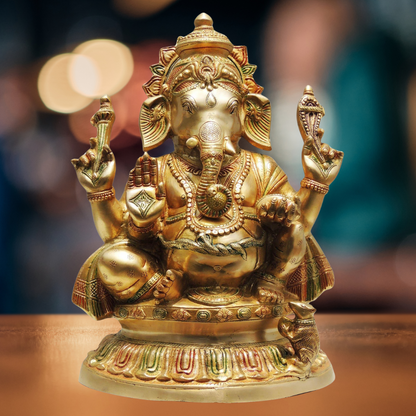 Brass Ganesh Ji Statue