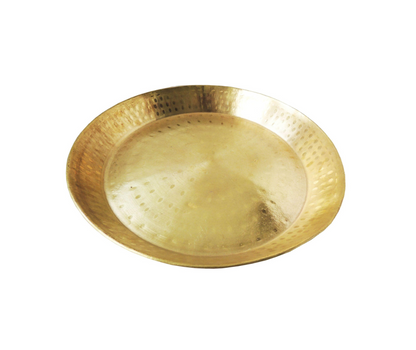 Brass Parat Gahari Deep Thali