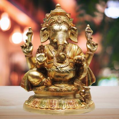 Brass Ganesh Ji Statue