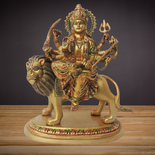 Brass Durga Ji Idol Statue