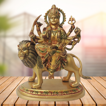 Brass Durga Ji Idol Statue