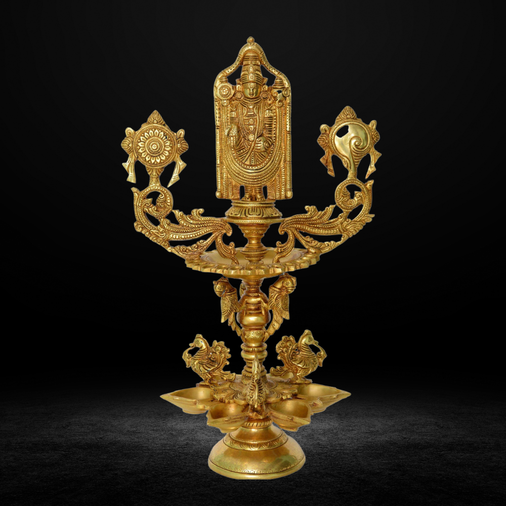 Brass Tiruipati Bala Ji Decorative Deepak