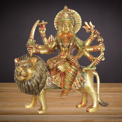 Brass Durga Ji Idol Statue