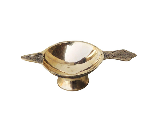 Brass Table Oil Lamp Deepak