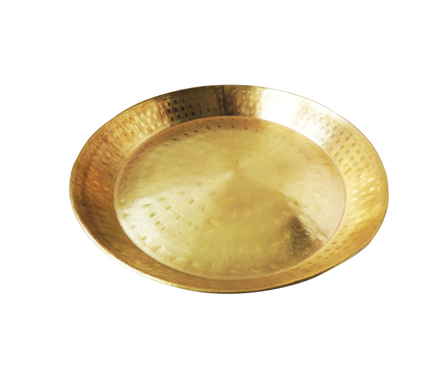 Brass Parat Gahari Deep Thali