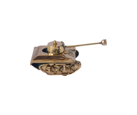 Brass Tank Miniature For Children Playing