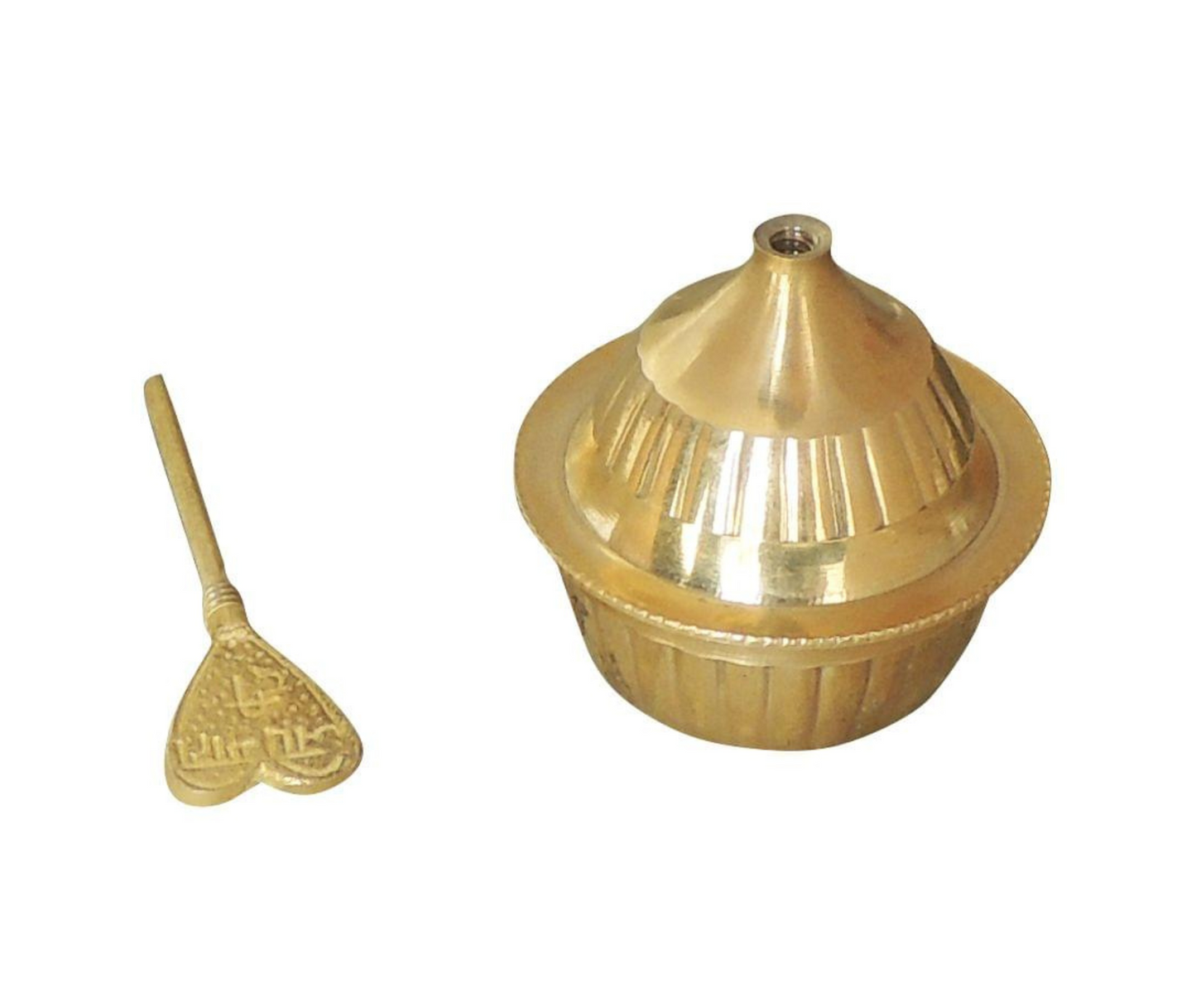 Brass Sindoor Dabbi Dani With Salai Stick