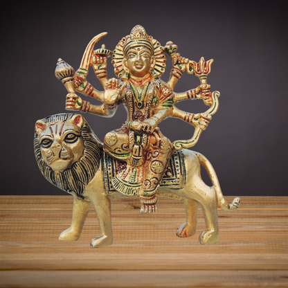 Brass Durga Ji Idol Statue