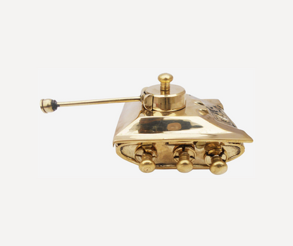 Brass Tank Miniature For Children Playing