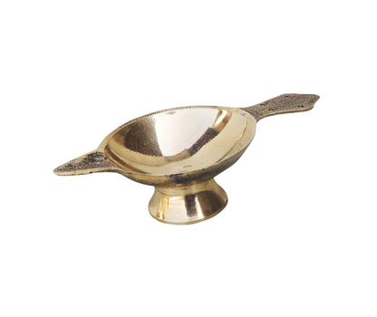 Brass Table Oil Lamp Deepak