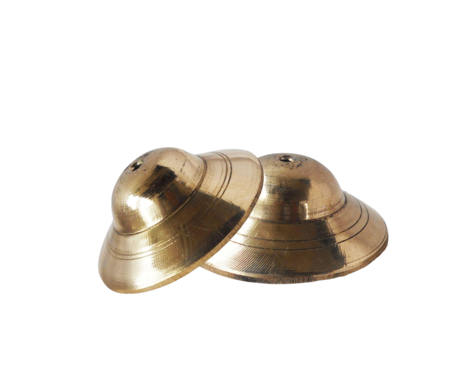 Brass Manjira With Brass Finish