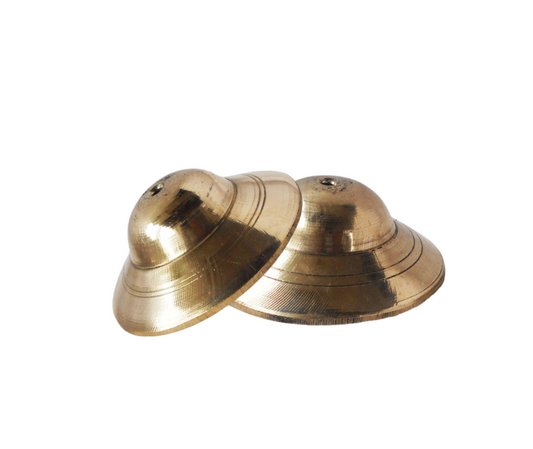 Brass Manjira With Brass Finish