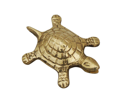 Brass Tortoise Statue Small