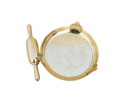 Brass Chakla Belan For Kitchen Purpose