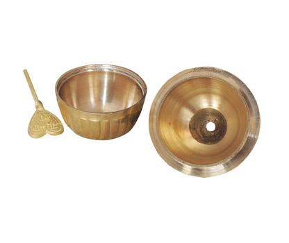 Brass Sindoor Dabbi Dani With Salai Stick