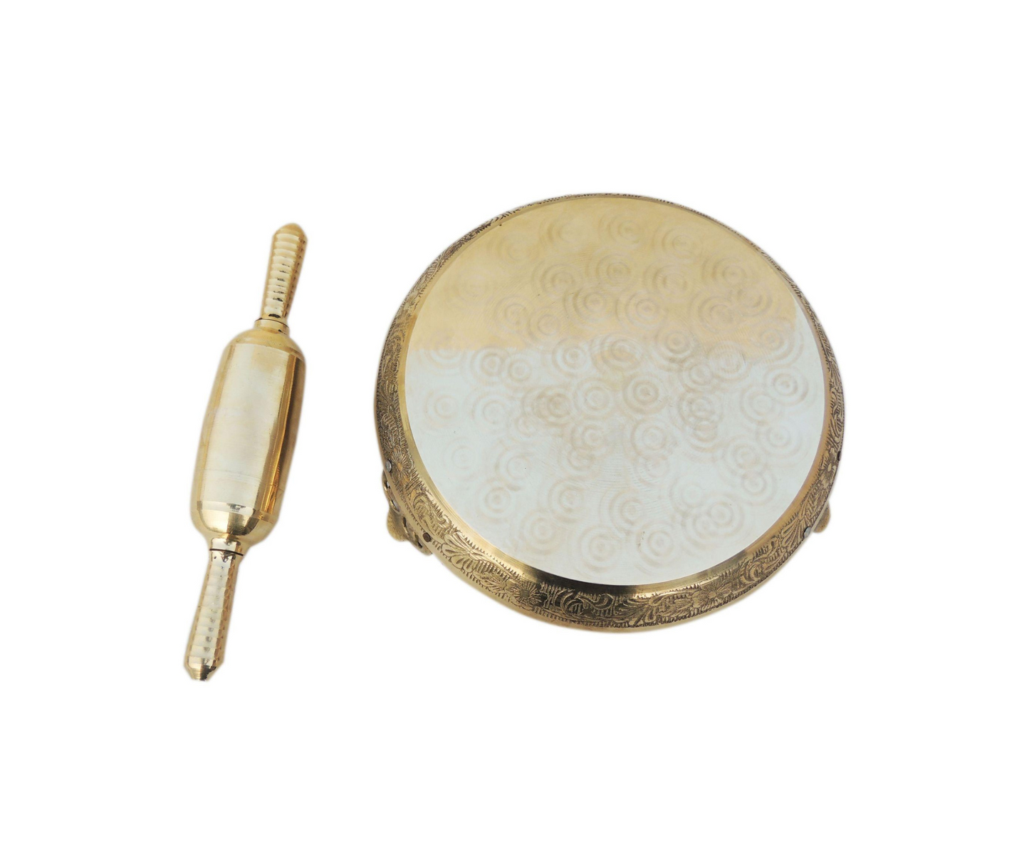 Brass Chakla Belan For Kitchen Purpose