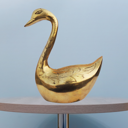 Brass Showpiece Duck Statue