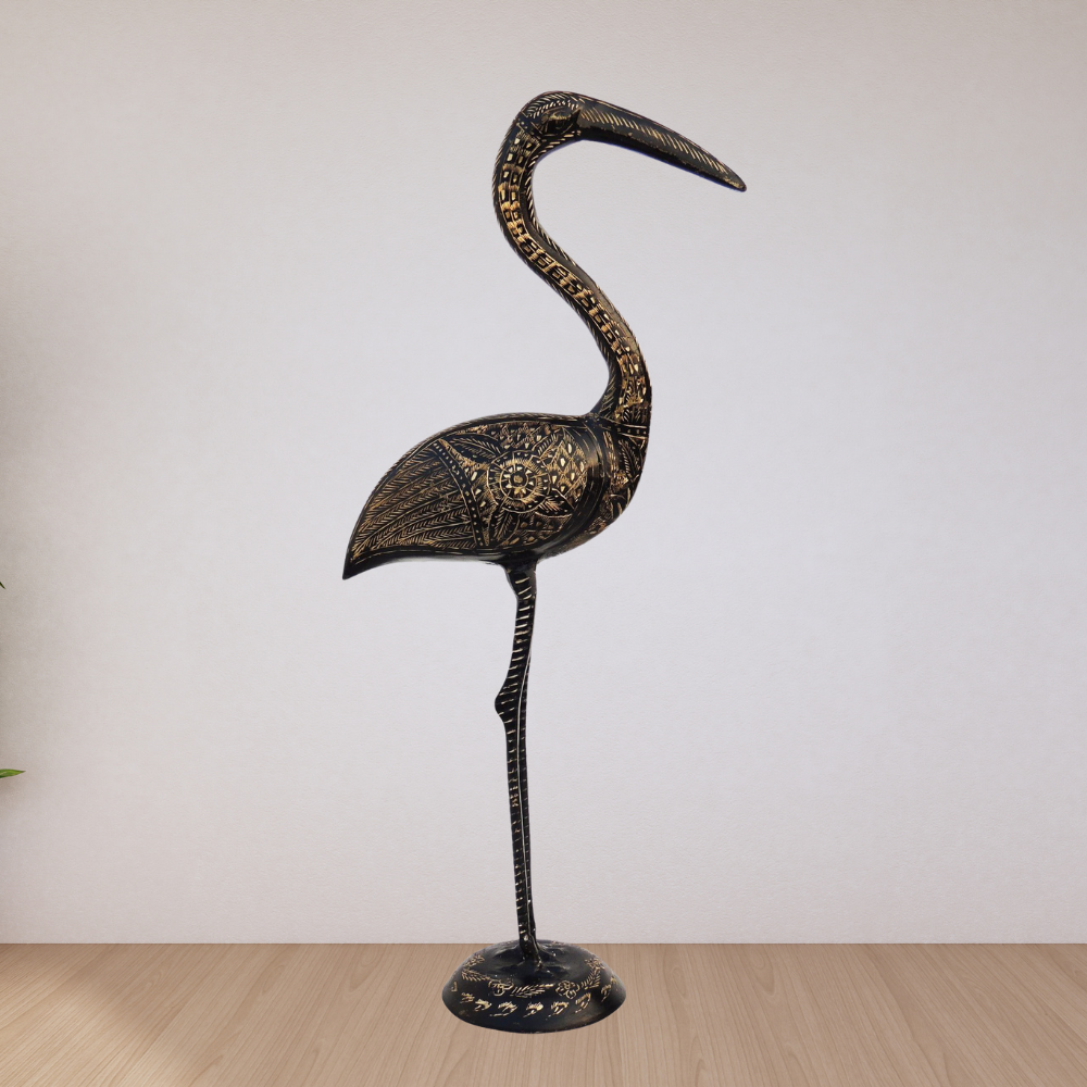 Brass Showpiece Duck Statue