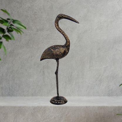 Brass Showpiece Duck Statue